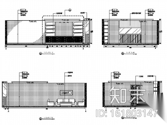 [南山]科技产业园教育信息大厦现代办公楼装修施工图cad施工图下载【ID:161803147】