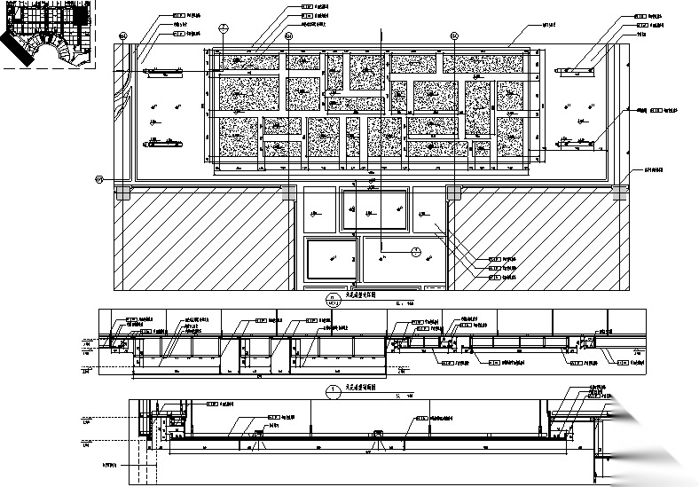 [江苏]弘阳商业购物商场中心空间设计施工图（附效果图）cad施工图下载【ID:160416107】