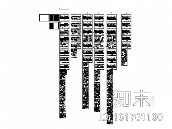 [重庆]开发公司现代风格办公楼室内装修设计改造施工图cad施工图下载【ID:161761100】