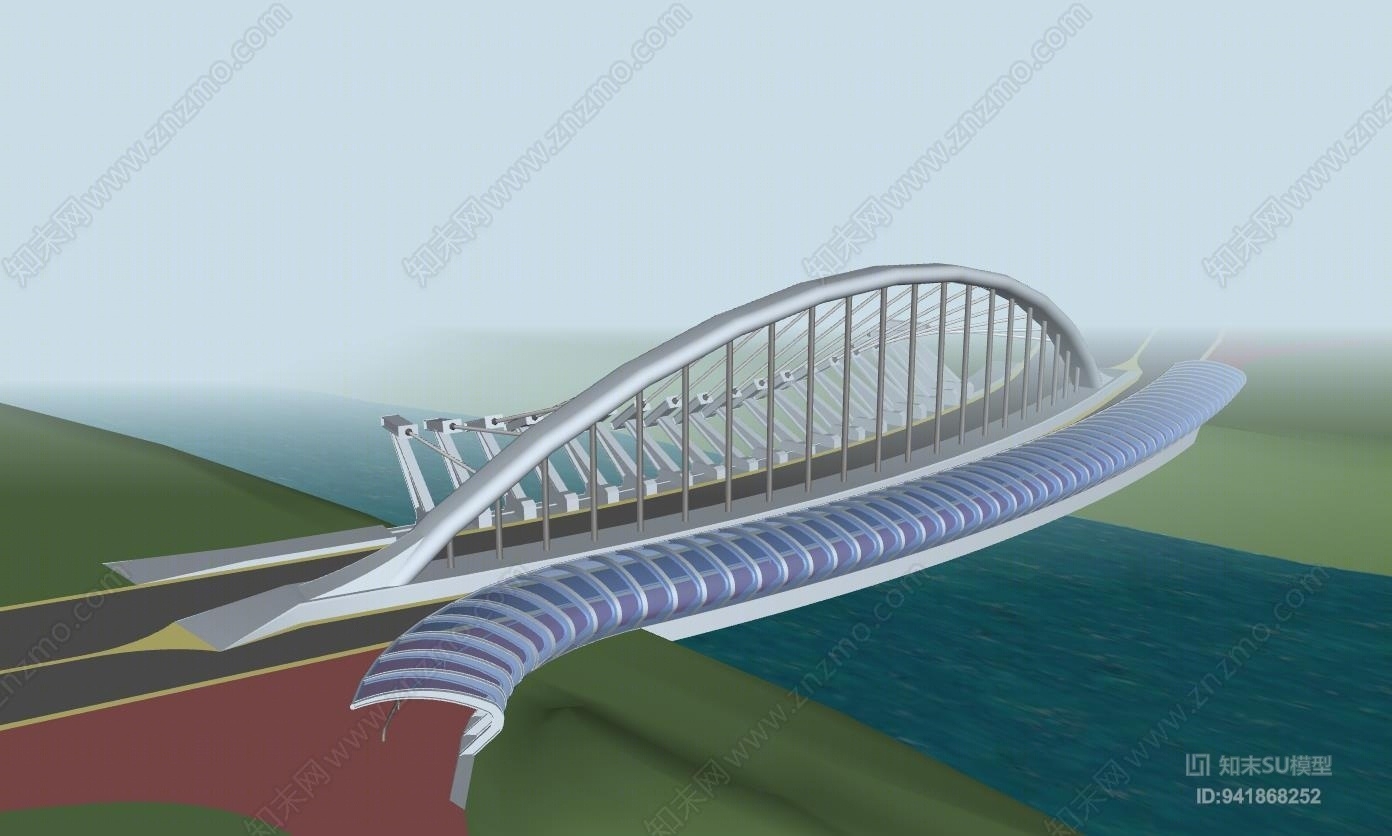 漫水桥SU模型下载【ID:941868252】