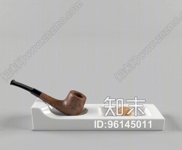 现代原木烟斗3D模型下载【ID:96145011】