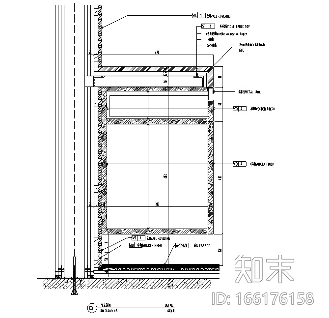 北京MOMa办公室设计施工图cad施工图下载【ID:166176158】