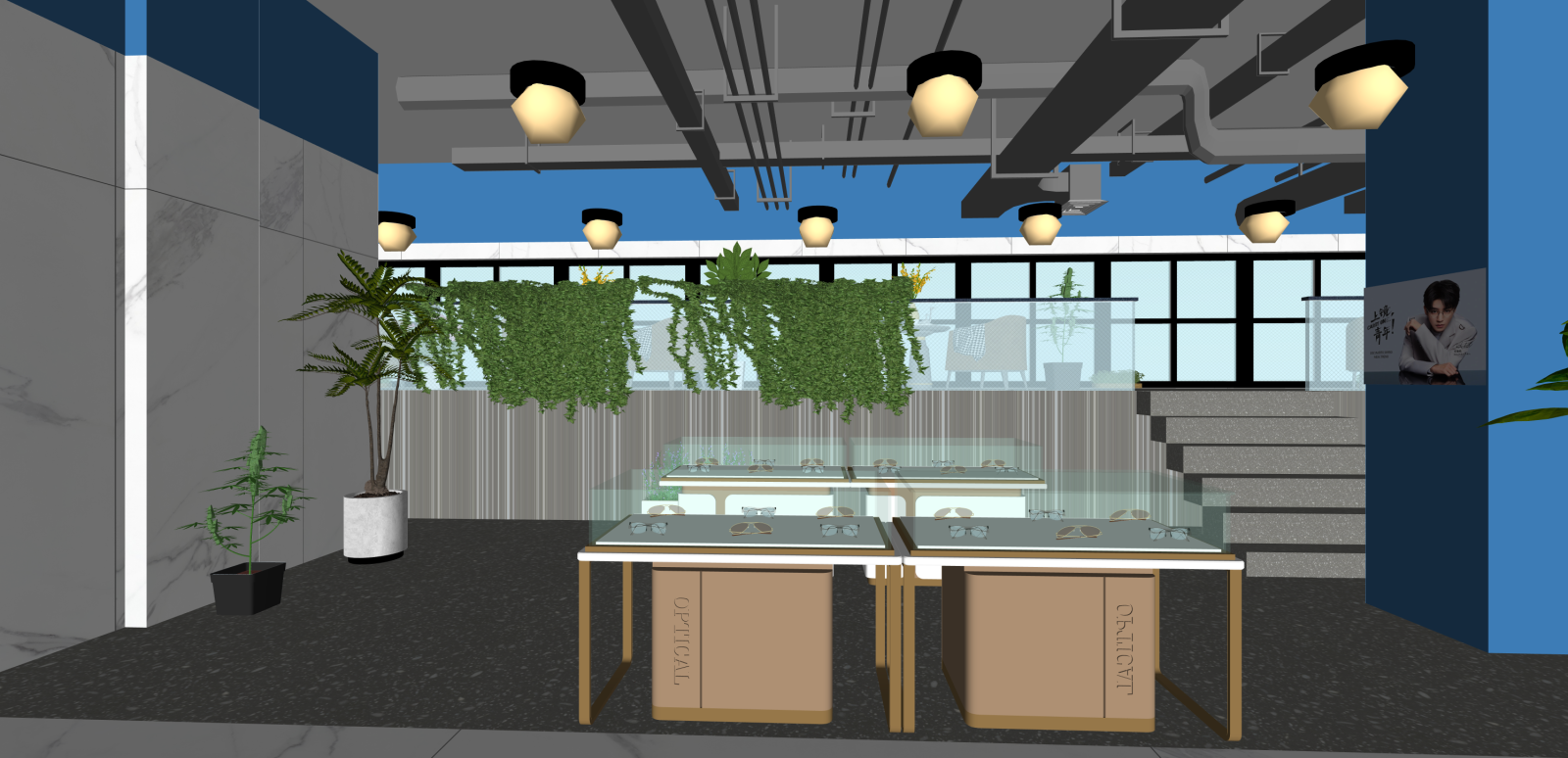 现代其他店铺SU模型下载【ID:1215937514】