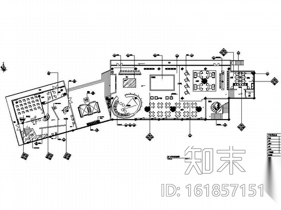 [重庆]会所及销售中心施工图cad施工图下载【ID:161857151】