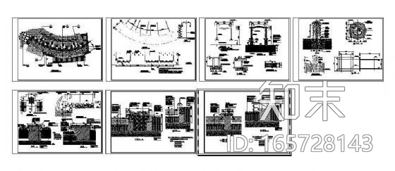 商业楼环境CCJ西座景观施工图施工图下载【ID:165728143】