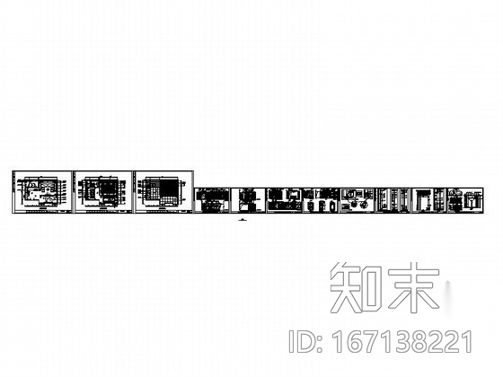 [北京]奢华欧式KTV包厢室内设计施工图cad施工图下载【ID:167138221】