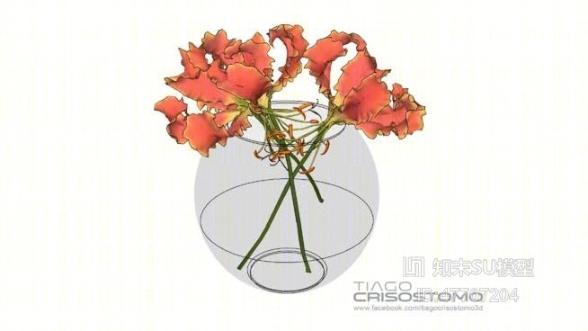 花瓶SU模型下载【ID:47707204】
