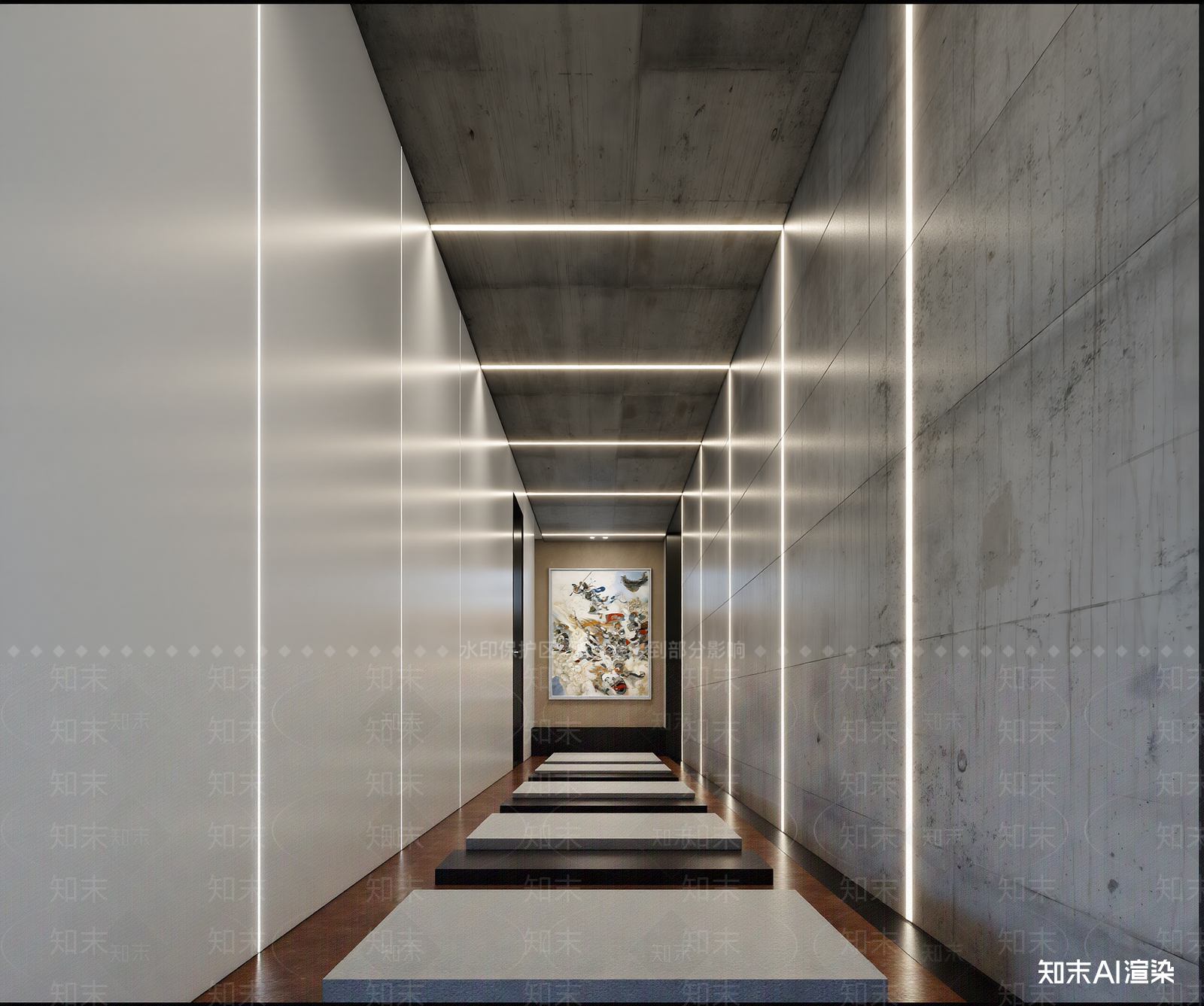 工业风玄关3D模型下载【ID:1222250873】