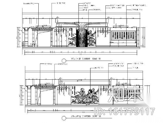 传统高档中餐厅施工图cad施工图下载【ID:161779117】