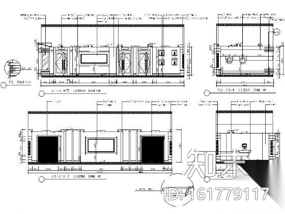 传统高档中餐厅施工图cad施工图下载【ID:161779117】