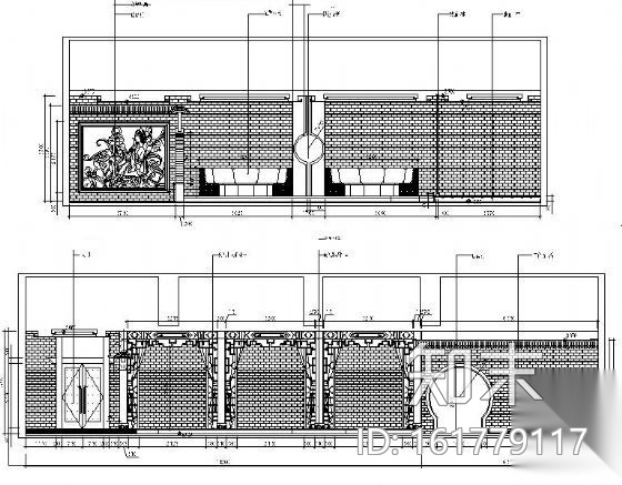 传统高档中餐厅施工图cad施工图下载【ID:161779117】