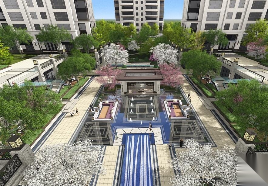 [河北]中冶德贤公馆园林景观深化方案文本施工图下载【ID:161068191】