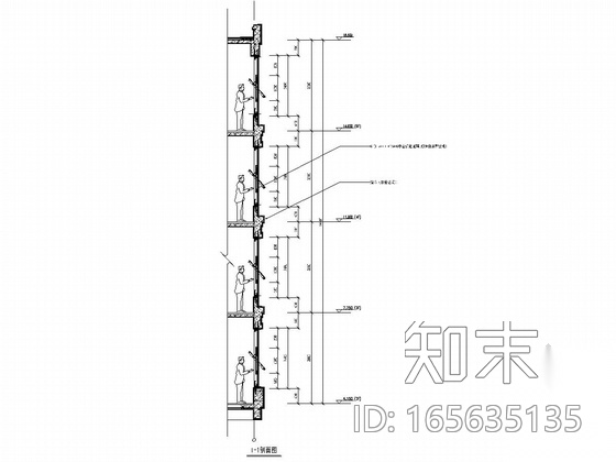 [浙江]五层办公楼玻璃幕墙工程施工图（含幕墙计算书cad施工图下载【ID:165635135】