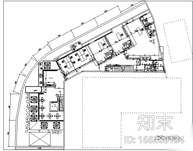 [浙江]现代风格奥迪办公室空间设计施工图（附效果图）施工图下载【ID:166289134】