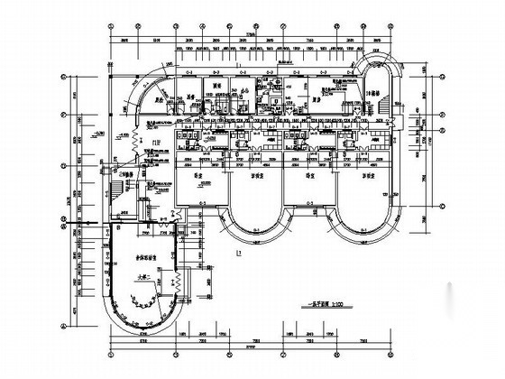 某六班小型幼儿园建筑扩初图cad施工图下载【ID:165146136】