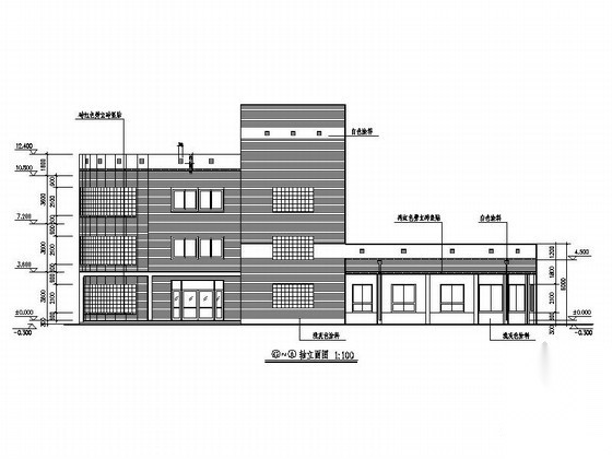 某六班小型幼儿园建筑扩初图cad施工图下载【ID:165146136】