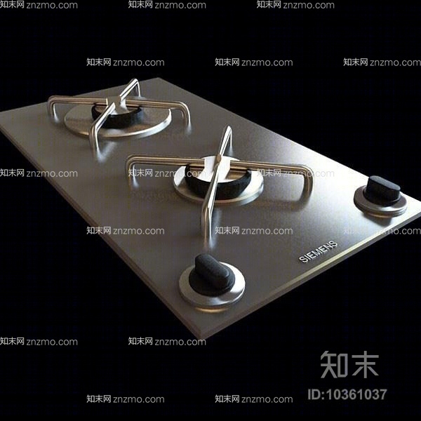 银色灶台3D模型下载【ID:10361037】