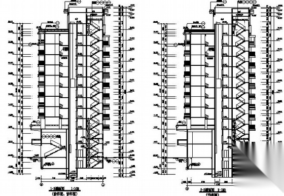 [怡丰都市]某广场商住楼建筑施工图cad施工图下载【ID:167906160】