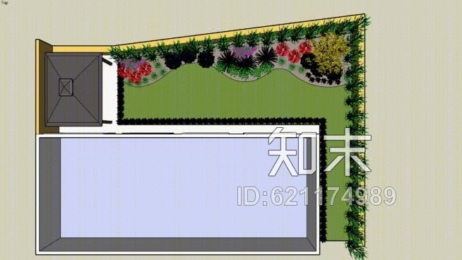 小花园SU模型下载【ID:621174989】