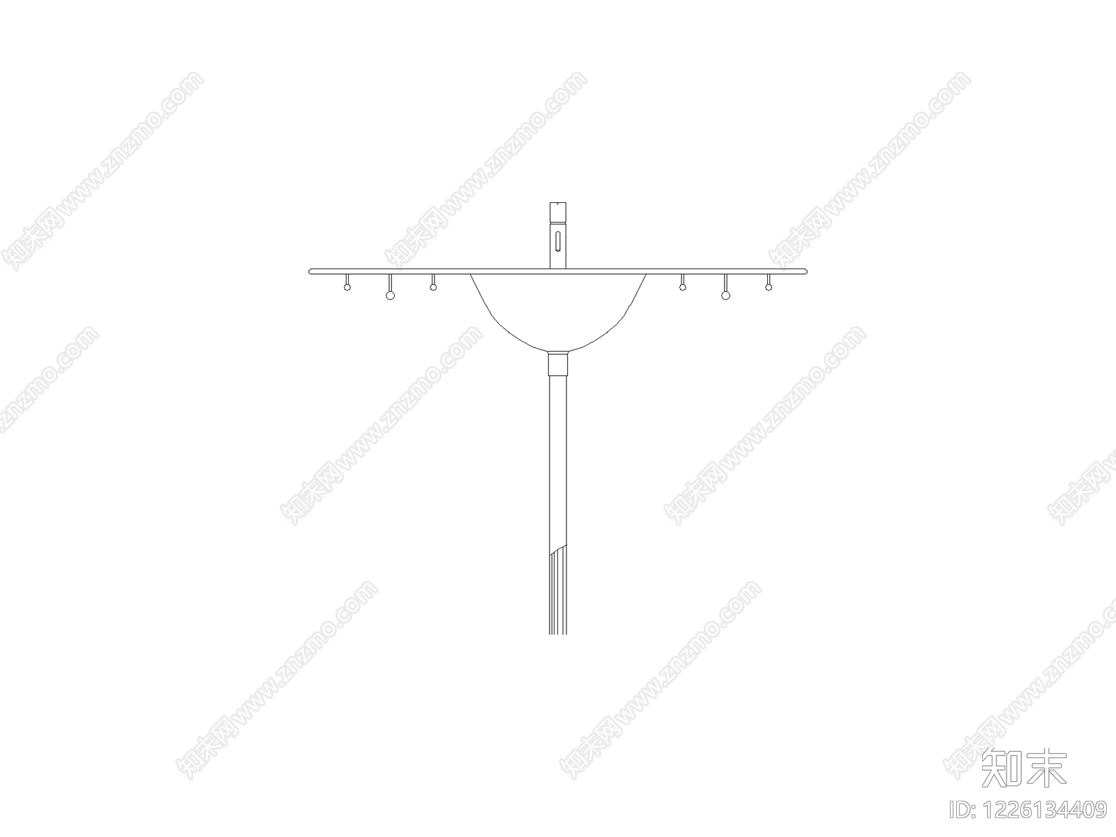 灯具图块cad施工图下载【ID:1226134409】