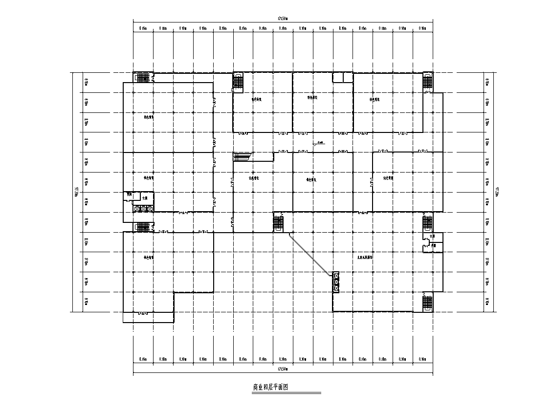 [上海]华侨城建筑施工图设计（欧陆风格）cad施工图下载【ID:149555174】