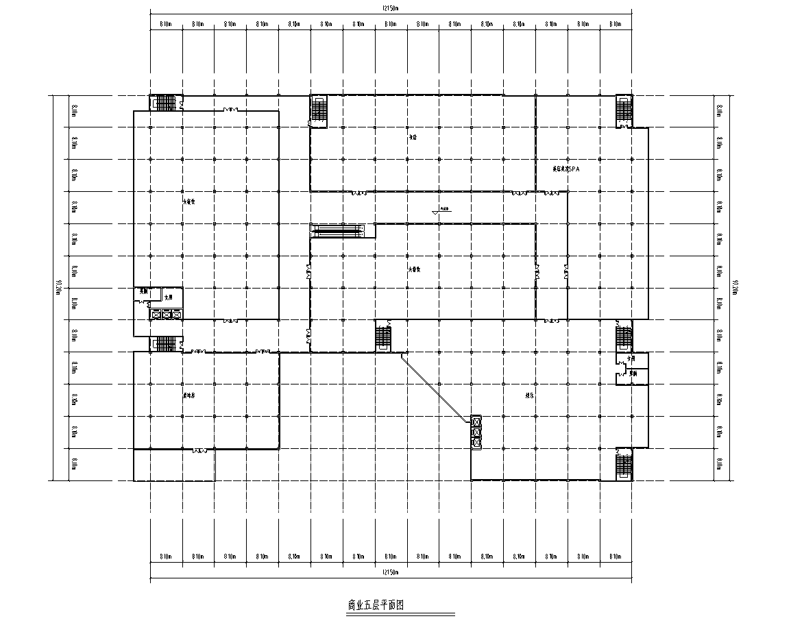 [上海]华侨城建筑施工图设计（欧陆风格）cad施工图下载【ID:149555174】