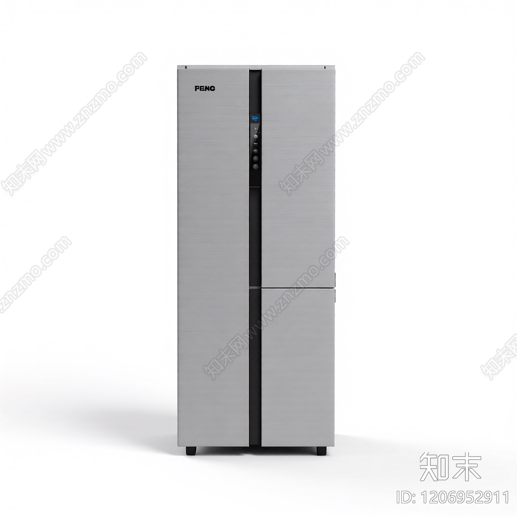 金属冰箱模型3D模型下载【ID:1206952911】
