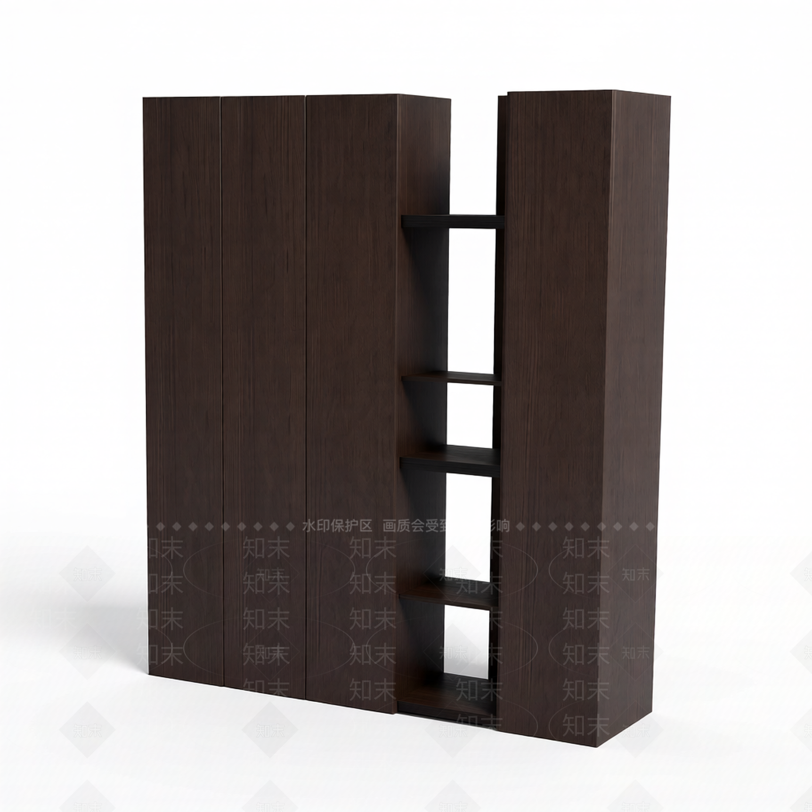 现代简约双门柜3D模型下载【ID:1206192085】