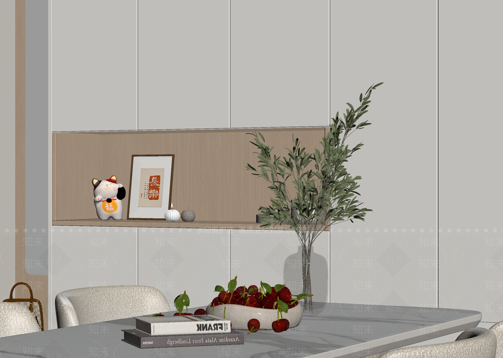 现代家居餐厅3D模型下载【ID:1215022169】