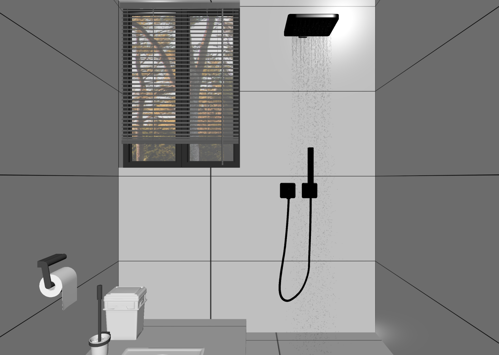现代卫生间3D模型下载【ID:1214565320】