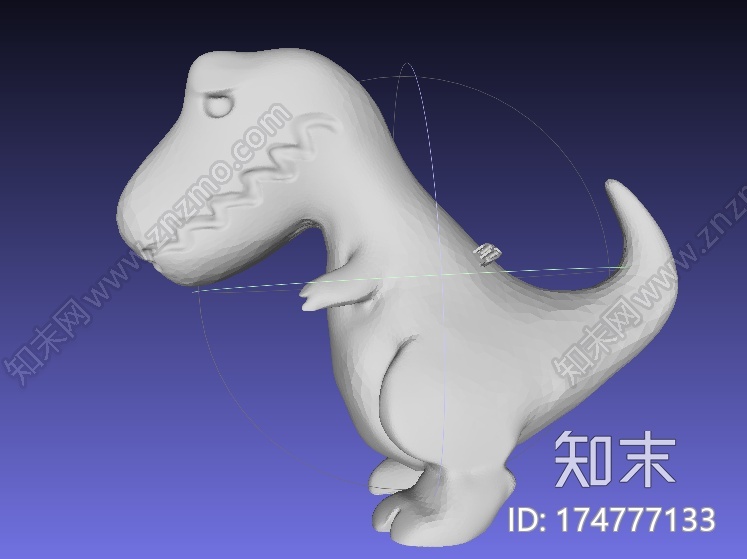 一只忧伤的小恐龙3d打印模型下载【ID:174777133】