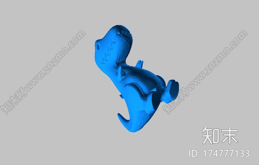 一只忧伤的小恐龙3d打印模型下载【ID:174777133】