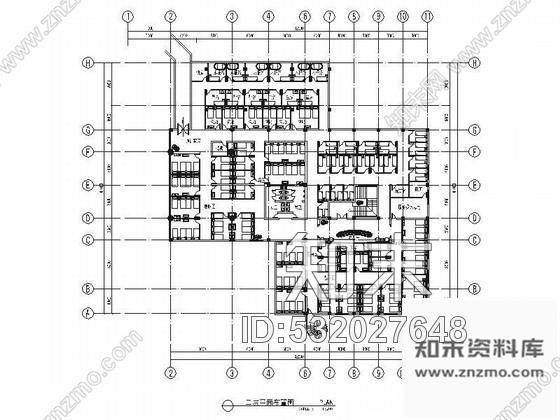 施工图江苏历史文化名城高档现代风格星级宾馆装修施工图含效果施工图下载【ID:532027648】