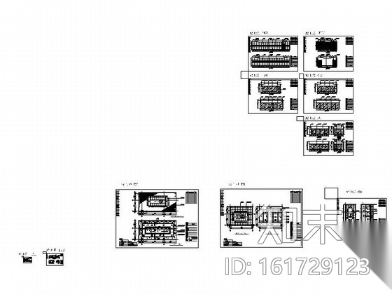 某办公楼三个会议室装修图cad施工图下载【ID:161729123】