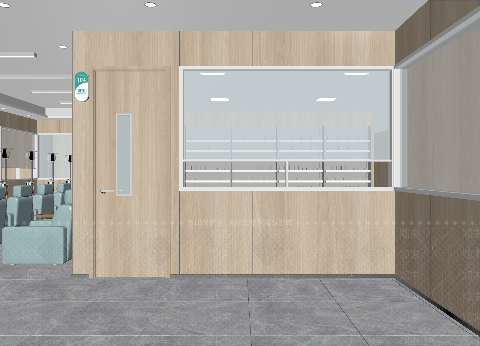 现代美发店3D模型下载【ID:1214680398】