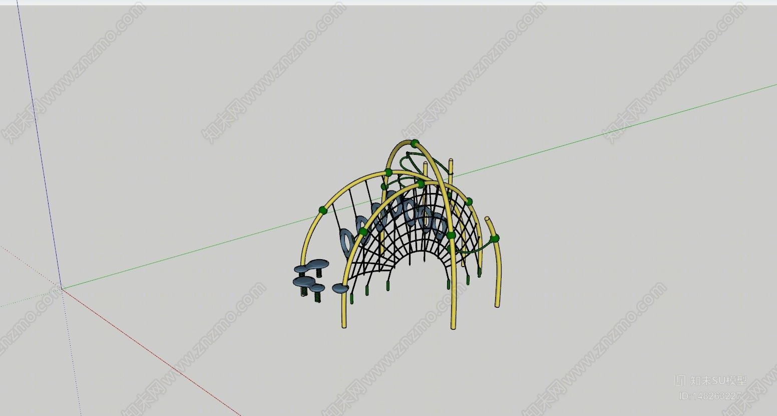 现代风格娱乐器材组合SU模型下载【ID:148263227】