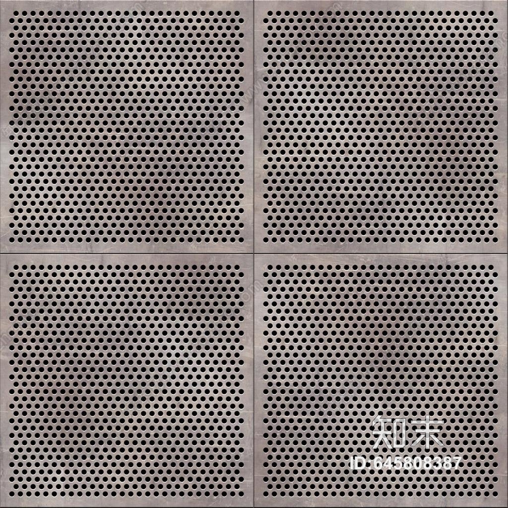 反光不锈钢穿孔金属贴图下载【ID:645808387】