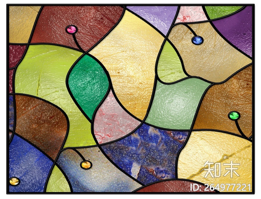 彩绘玻璃贴图下载【ID:264977221】