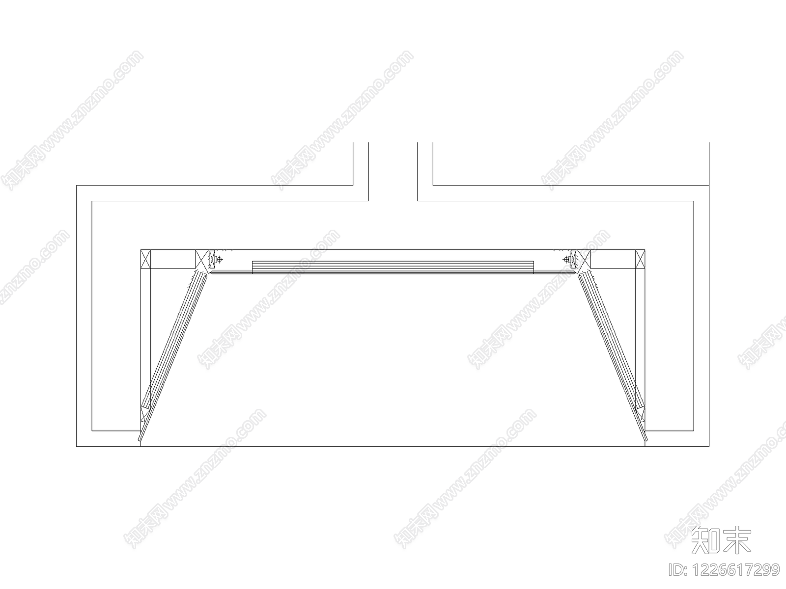 桌子cad施工图下载【ID:1226617299】
