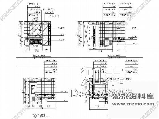 宾馆贵宾房装修图cad施工图下载【ID:532053658】