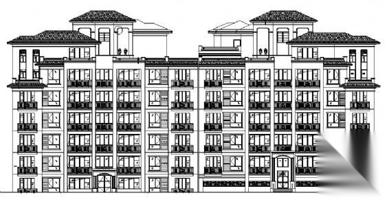 某小康住宅建筑设计图cad施工图下载【ID:149828175】