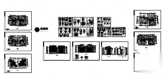 某小康住宅建筑设计图cad施工图下载【ID:149828175】