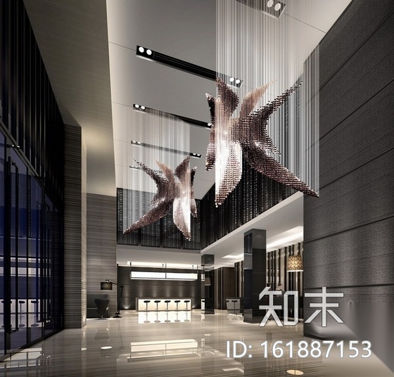 [福建]四星级温泉酒店装修施工图（含效果）cad施工图下载【ID:161887153】
