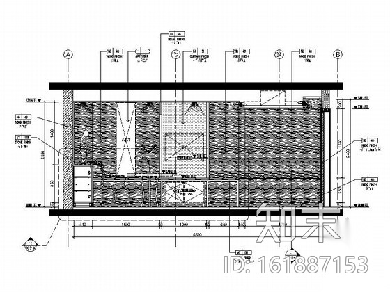 [福建]四星级温泉酒店装修施工图（含效果）cad施工图下载【ID:161887153】