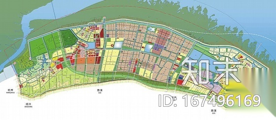 [杭州]新区概念规划及总体城市设计方案cad施工图下载【ID:167496169】