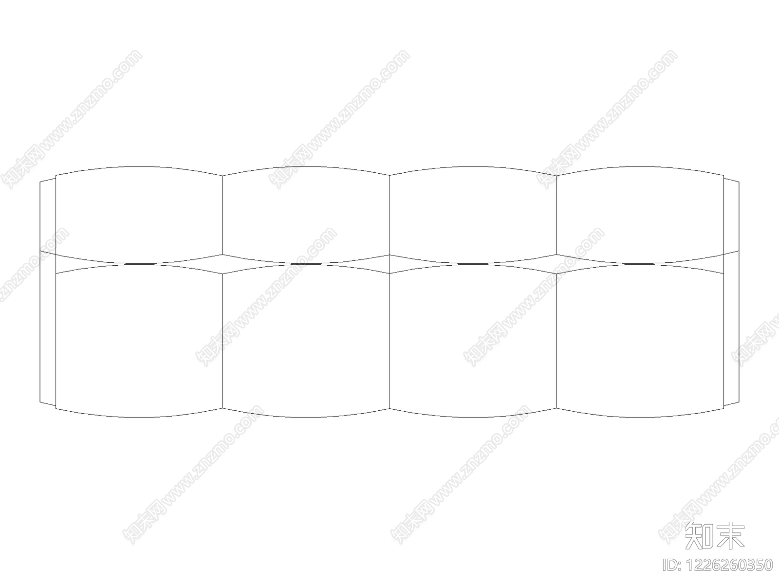 背景墙cad施工图下载【ID:1226260350】