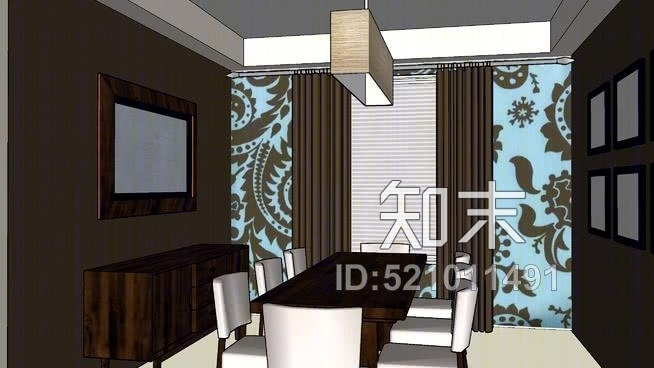 餐厅SU模型下载【ID:521011491】