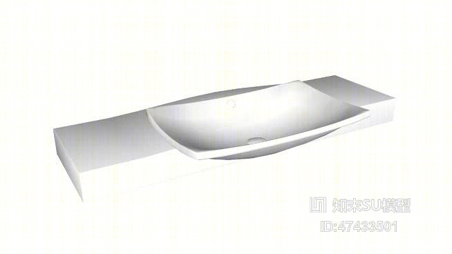 洗面盆SU模型下载【ID:717975568】