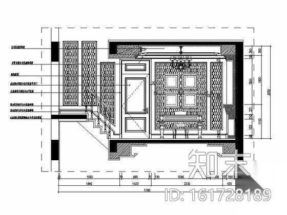 [绍兴]法式园林社区联排别墅样板房室内装修施工图施工图下载【ID:161728189】