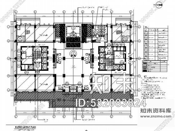 施工图河南某广场现代写字楼装修施工图含电气图施工图下载【ID:532083824】